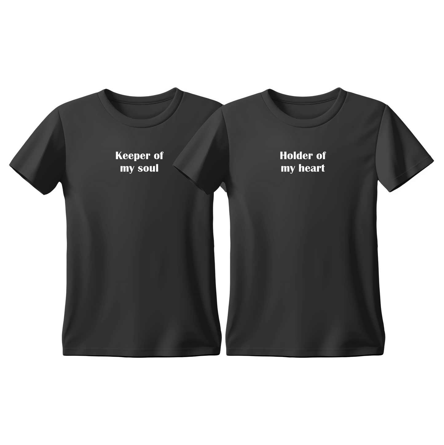 Matchy T-Shirts Keeper of my soul - Holder of my heart
