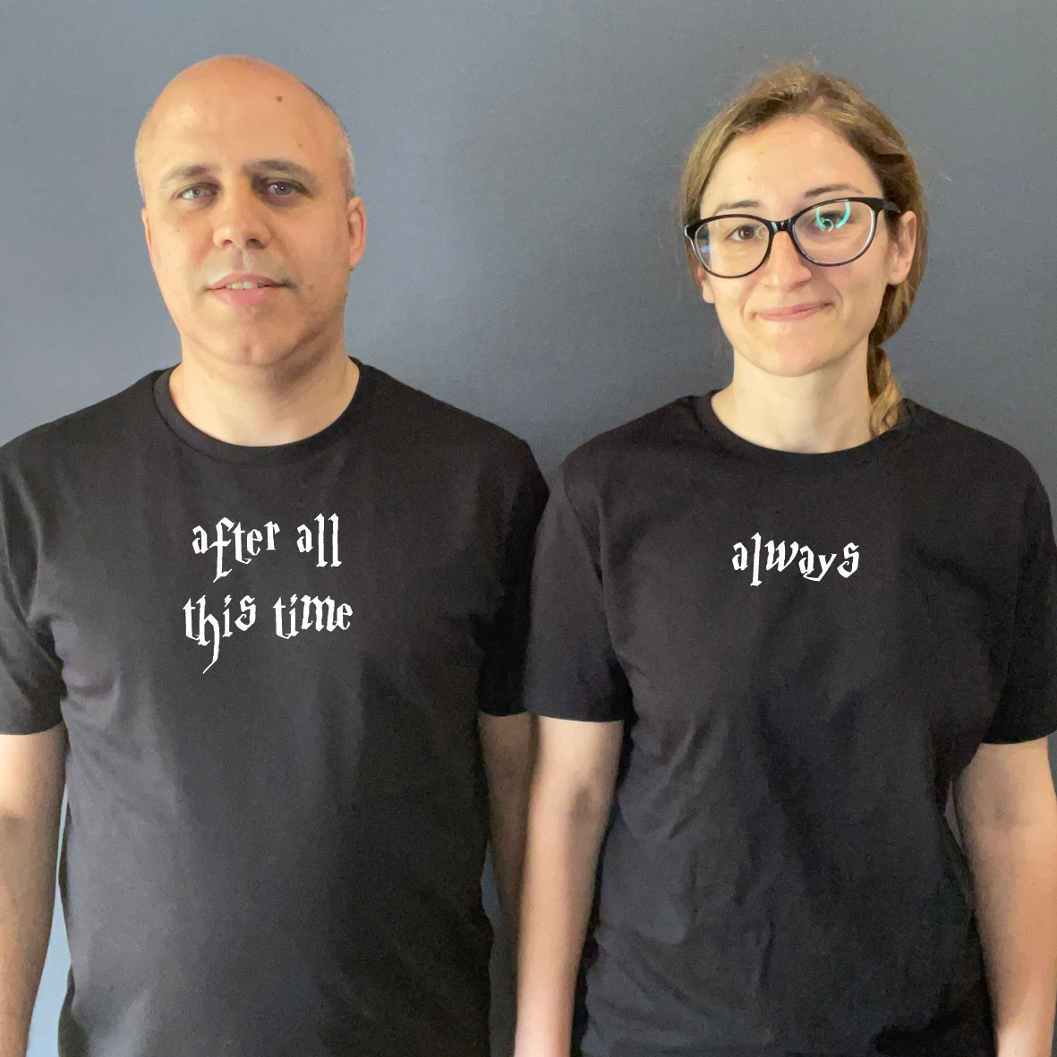 Matchy T-Shirts after all this time - always