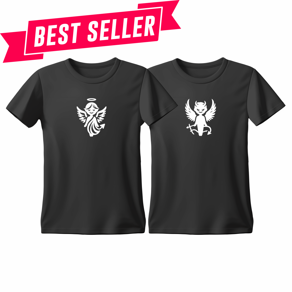 Matchy T-Shirts Angel - Devil