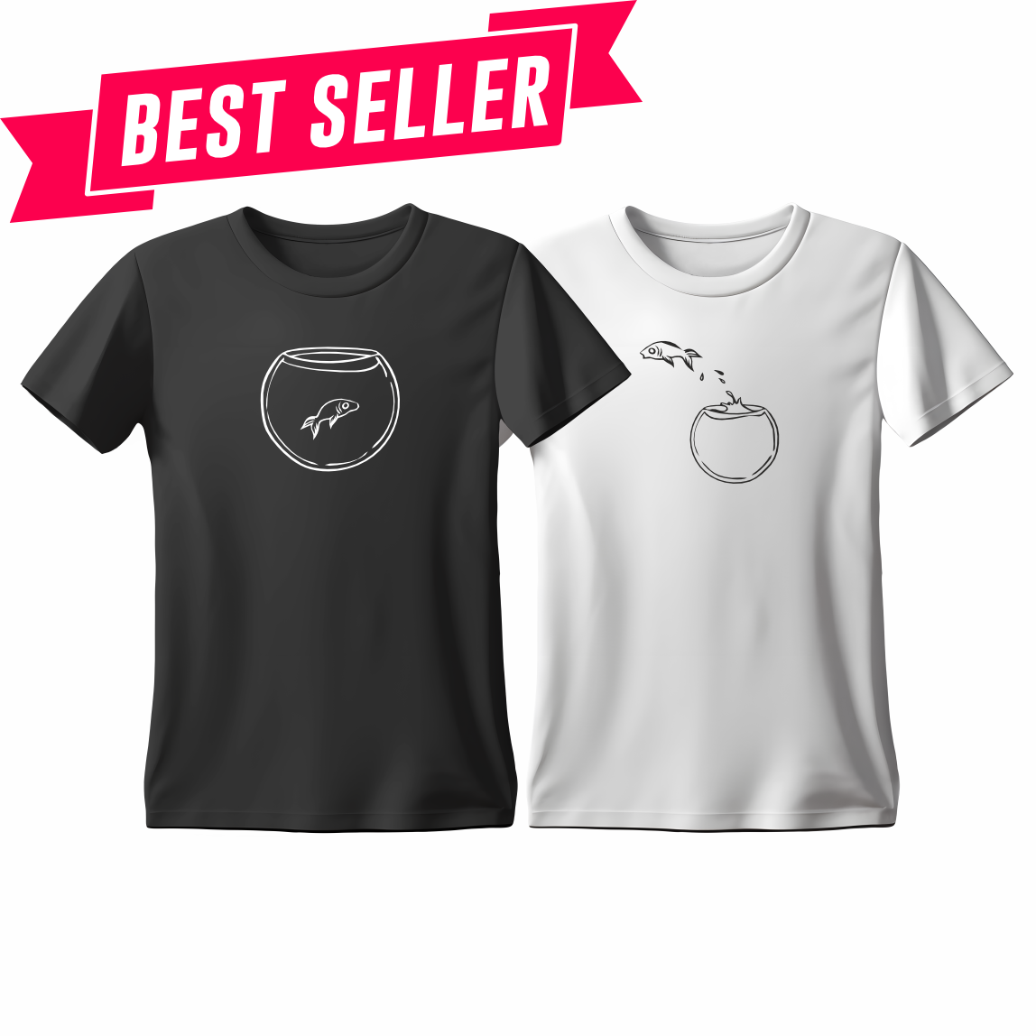 Matchy T-Shirts Fish - Bowl