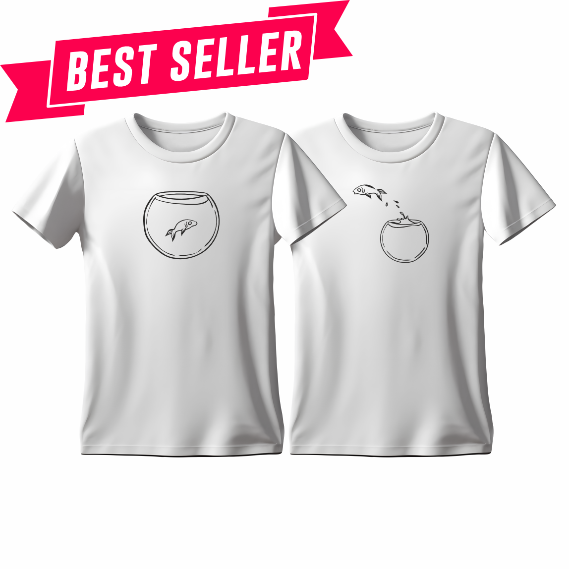 Matchy T-Shirts Fish - Bowl