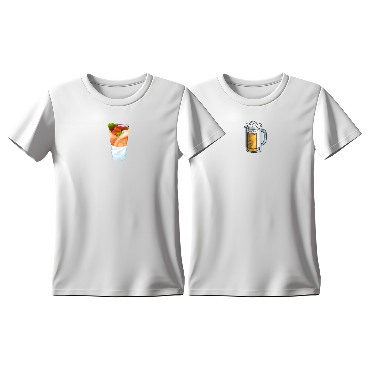 Matchy T-Shirts Σουβλάκι - Μπύρα
