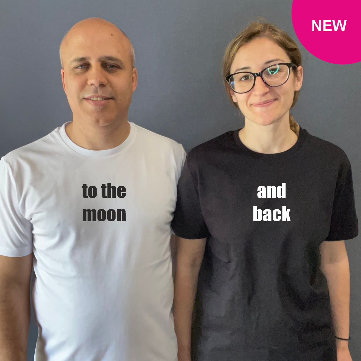 Matchy T-Shirts to the moon - and back