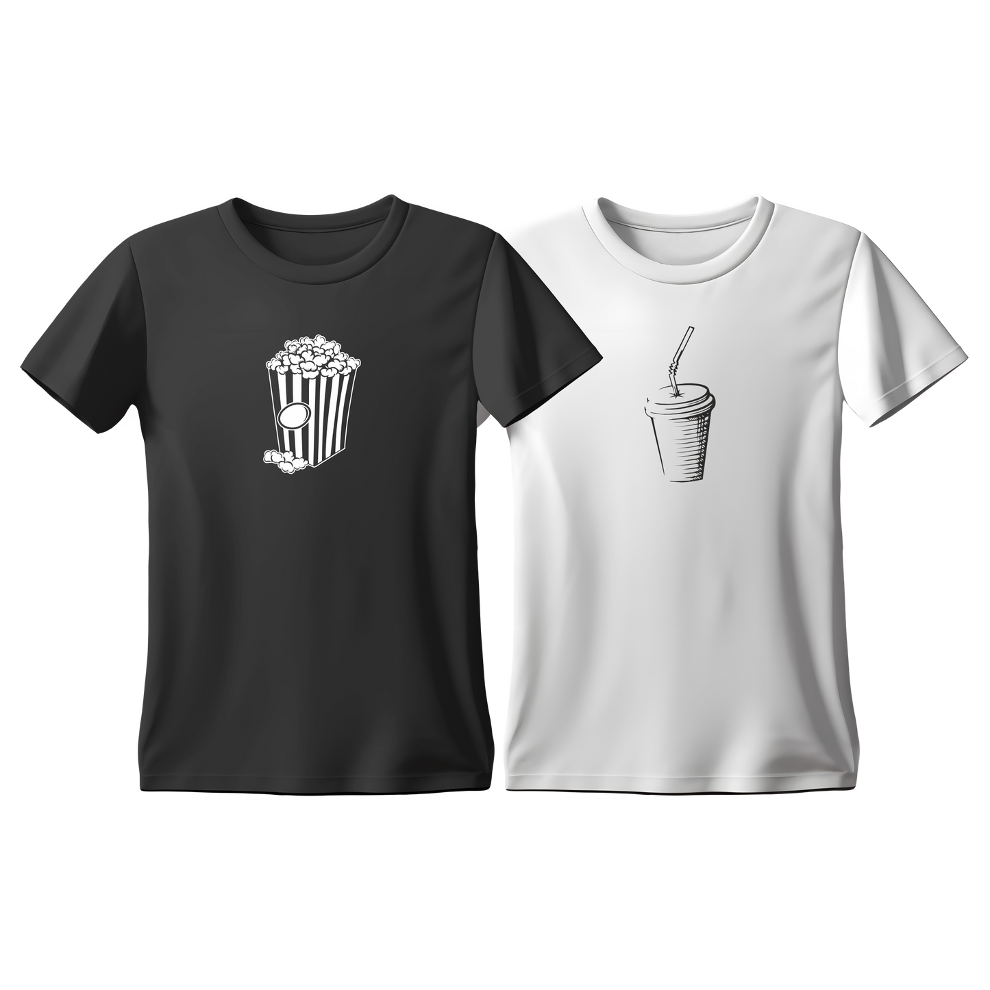 T-Shirts Popcorn - Soda