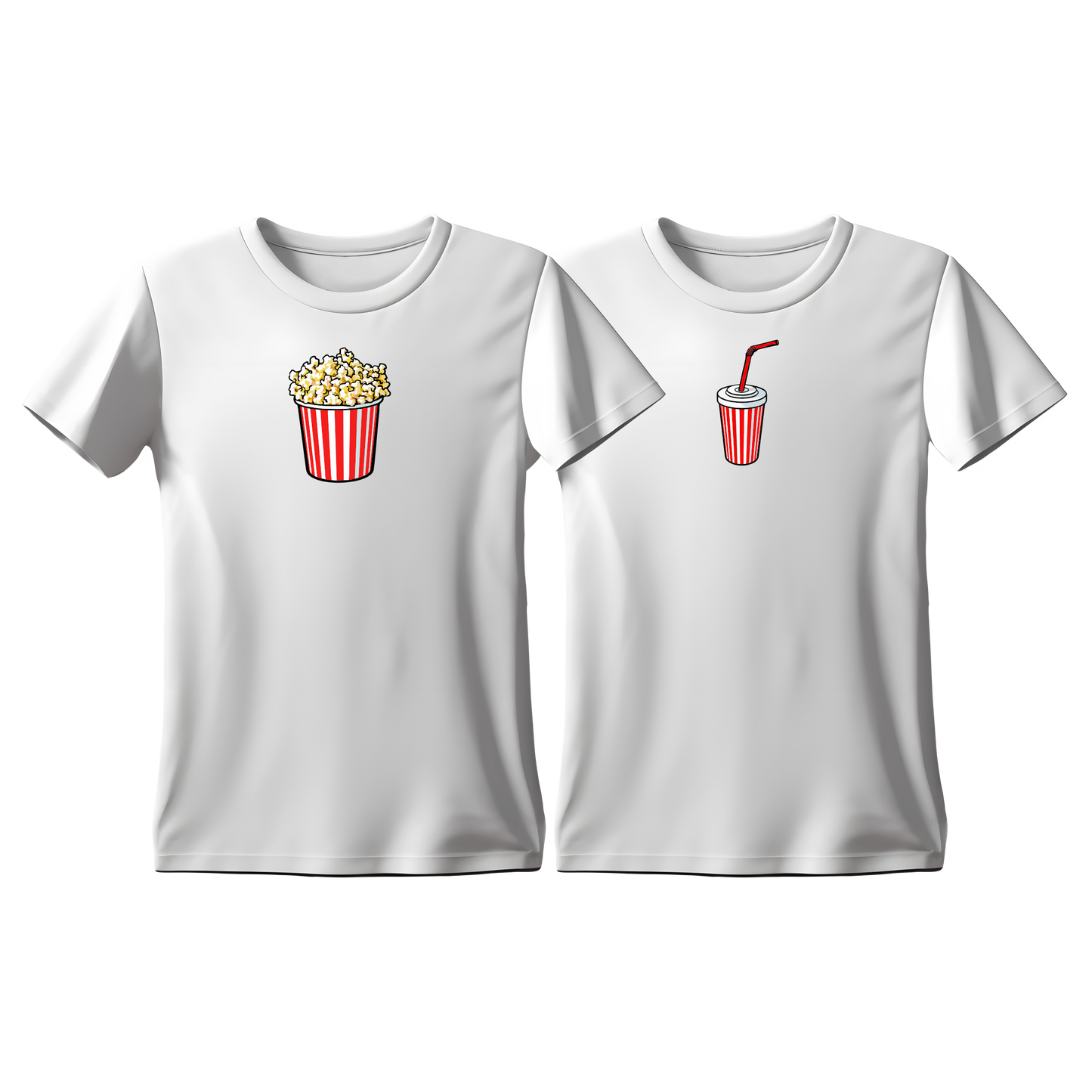 Matchy T-Shirts Popcorn - Soda Color