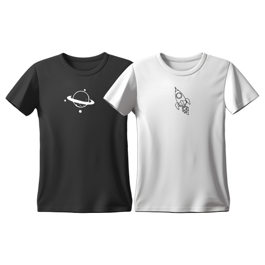Matchy T-Shirts Planet & Spaceship