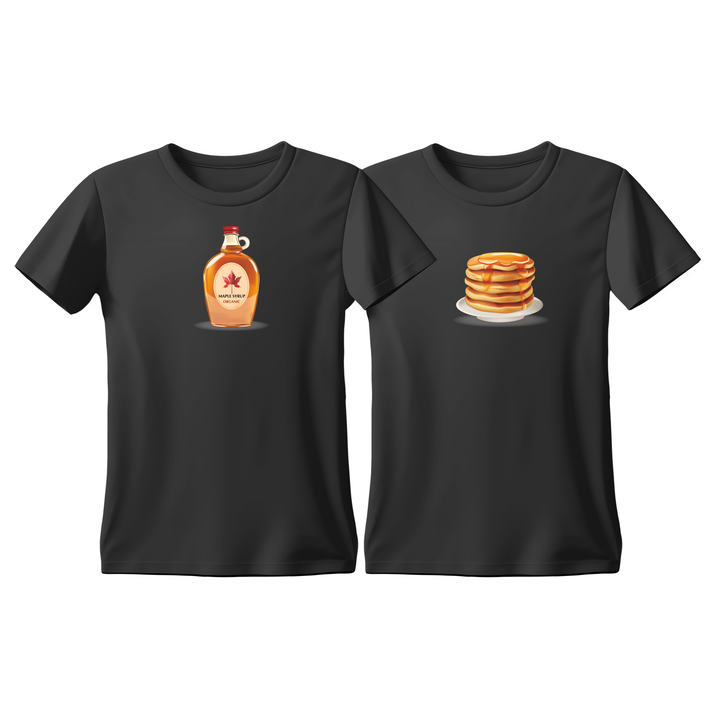 Matchy T-Shirts Pancakes - Syrup