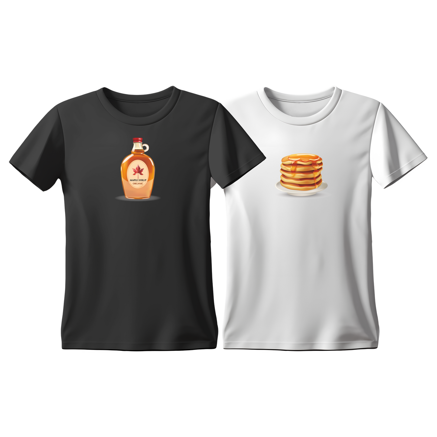 Matchy T-Shirts Pancakes - Syrup