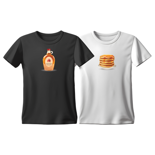 Matchy T-Shirts Pancakes - Syrup