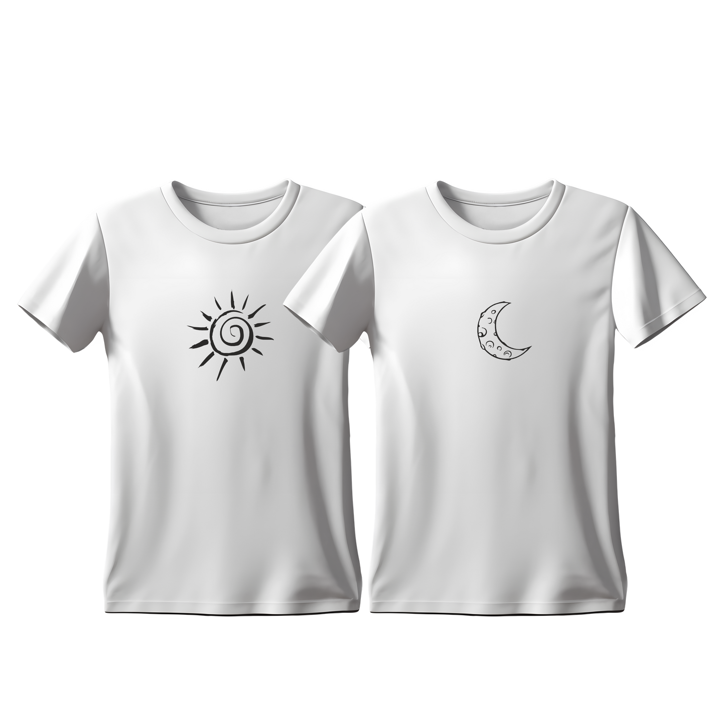 Matchy T-Shirts Sun - Moon