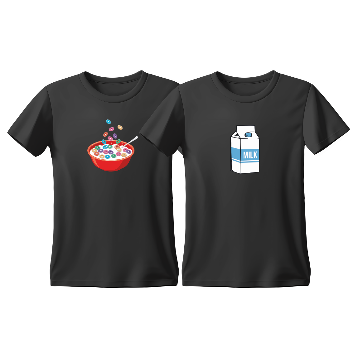 Matchy T-Shirts Cereal - Milk