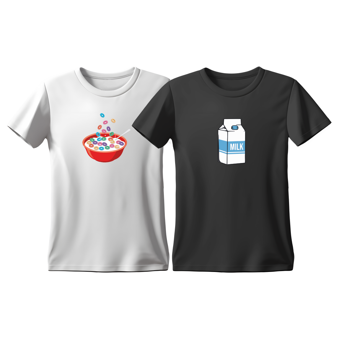Matchy T-Shirts Cereal - Milk