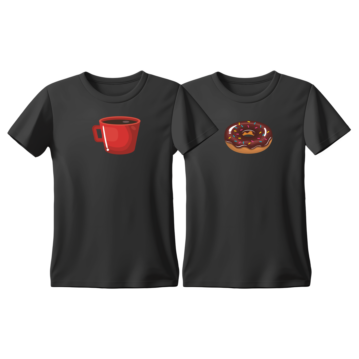 Matchy T-Shirts Coffee - Donut