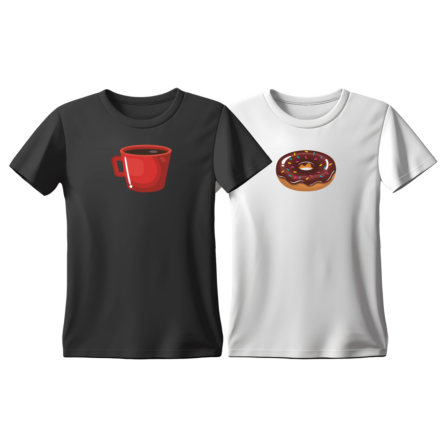 Matchy T-Shirts Coffee - Donut