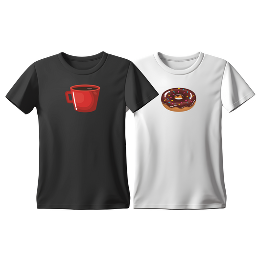 Matchy T-Shirts Coffee - Donut
