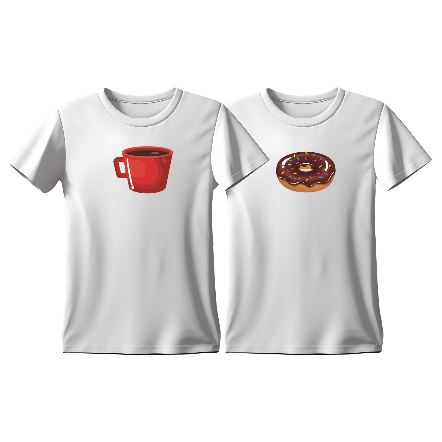 Matchy T-Shirts Coffee - Donut