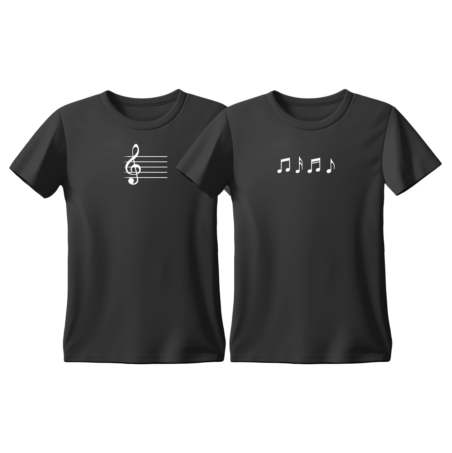 Matchy T-Shirts Πεντάγραμμο - Νότες