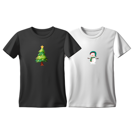 Matchy T-Shirts Xmas Tree - Snowman