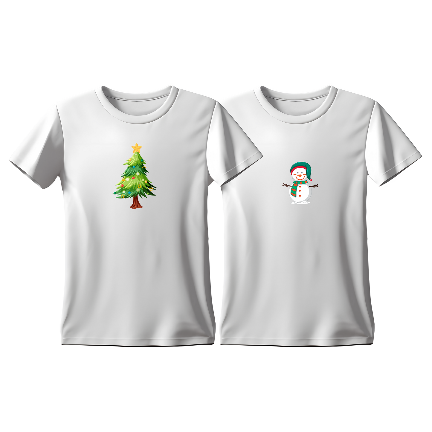 Matchy T-Shirts Xmas Tree - Snowman