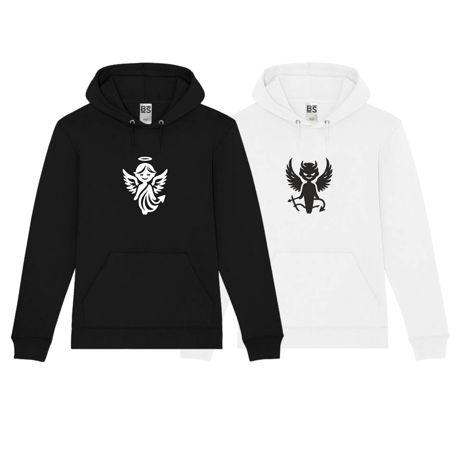 Angel and devil hoodie online