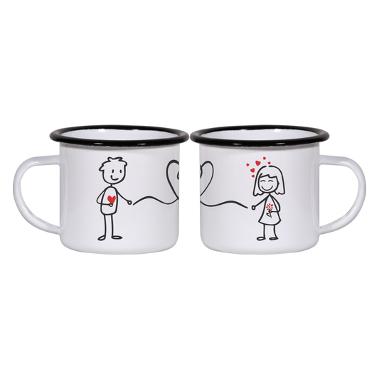 Matchy Mugs Couple share their heart