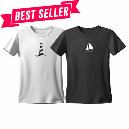 Matchy T-Shirts Φάρος - Σκάφος
