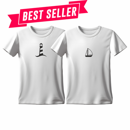 Matchy T-Shirts Φάρος - Σκάφος