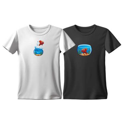 Matchy T-Shirts Fish - Bowl color