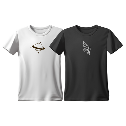 Matchy T-Shirts Planet & Spaceship