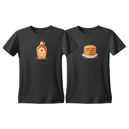 Matchy T-Shirts Pancakes - Syrup