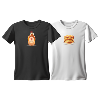 Matchy T-Shirts Pancakes - Syrup