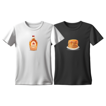 Matchy T-Shirts Pancakes - Syrup