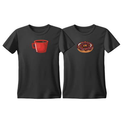 Matchy T-Shirts Coffee - Donut