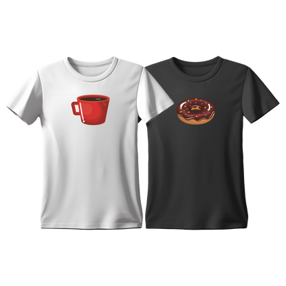 Matchy T-Shirts Coffee - Donut