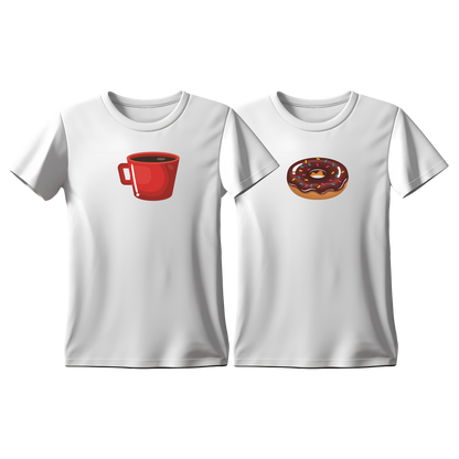 Matchy T-Shirts Coffee - Donut