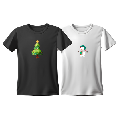 Matchy T-Shirts Xmas Tree - Snowman