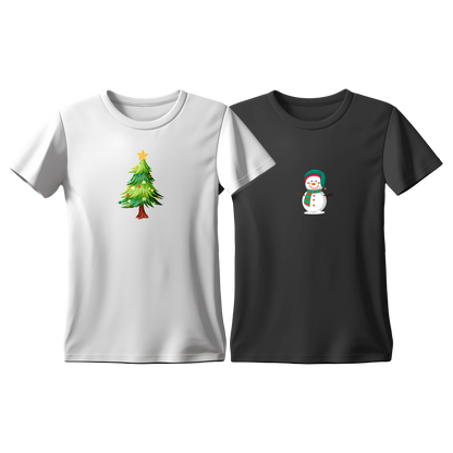 Matchy T-Shirts Xmas Tree - Snowman