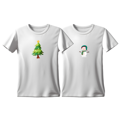 Matchy T-Shirts Xmas Tree - Snowman