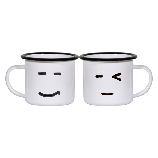 Matchy Mugs Wink and smile